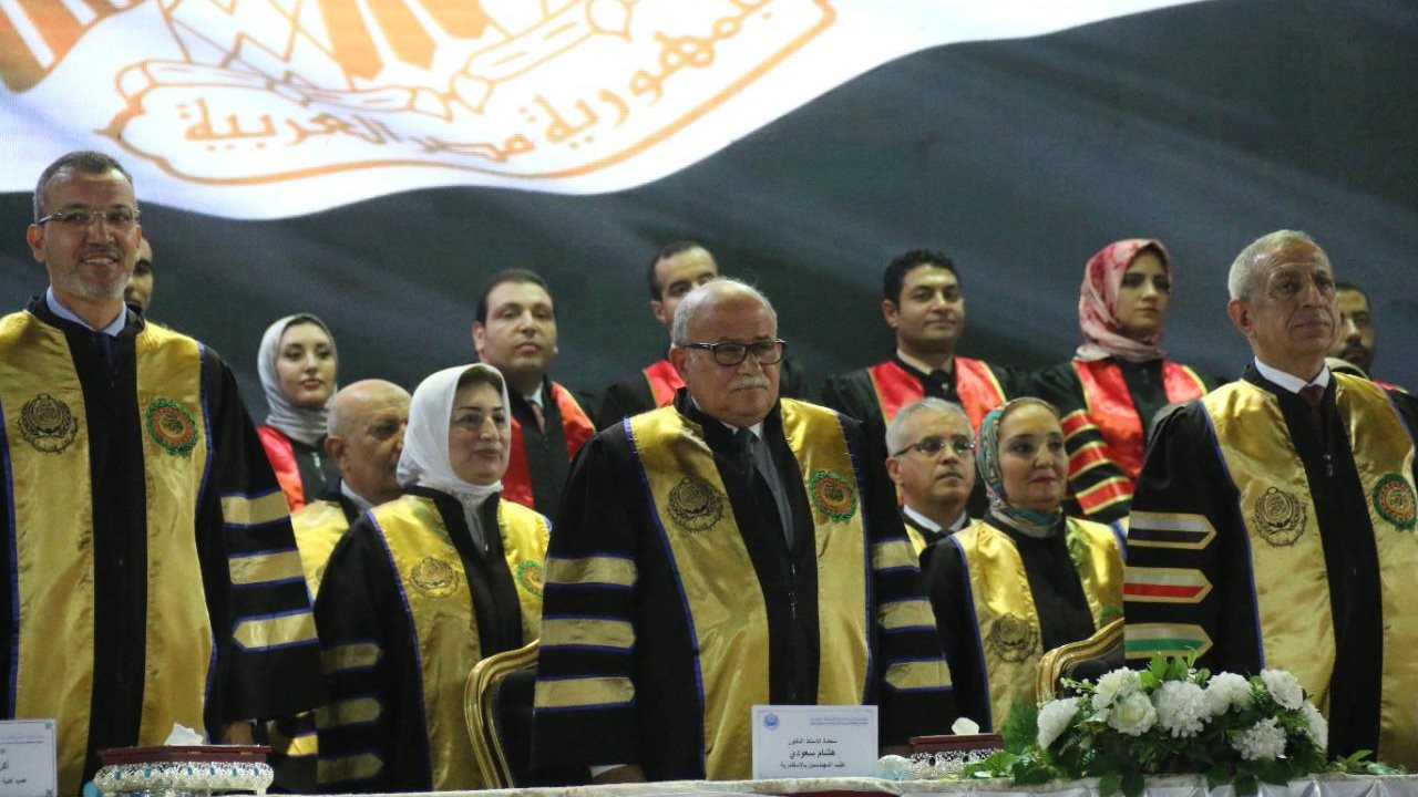 حفل تخرج طلاب كلية الهندسة والتكنولوجيا بالأكاديمية العربية 