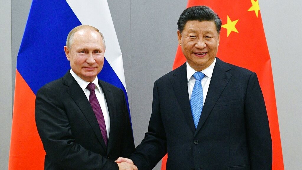 الرئيسين الصيني والروسي
