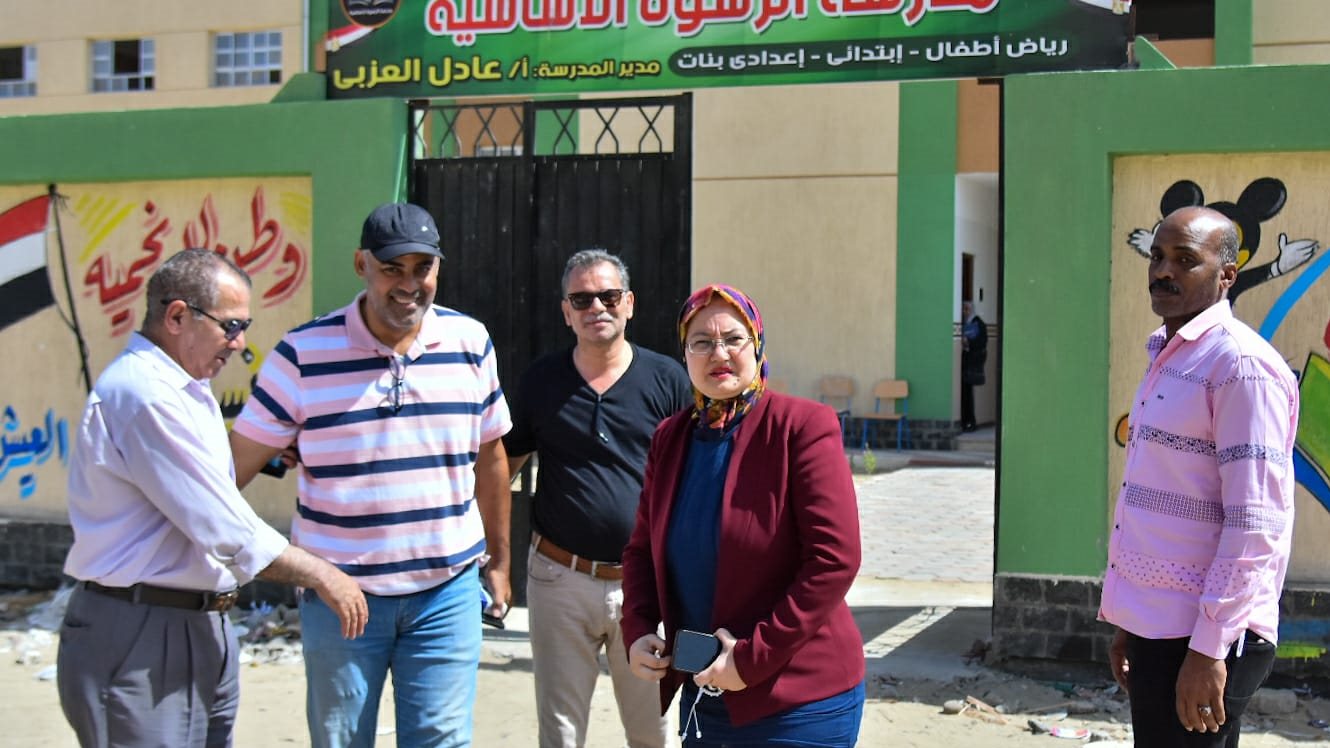 وكيل تعليم بورسعيد تشيد بجاهزية مدارس إدارة شمال التعليمية 