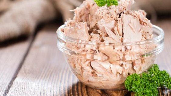 التونة بعد تصفيتها