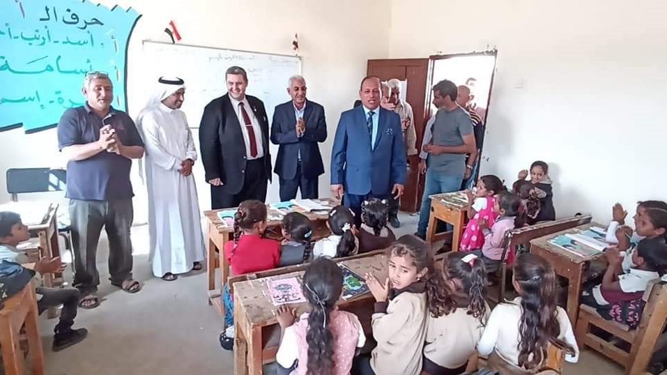 تفقد فصول مدرسة العوايضة الإبتدائية 