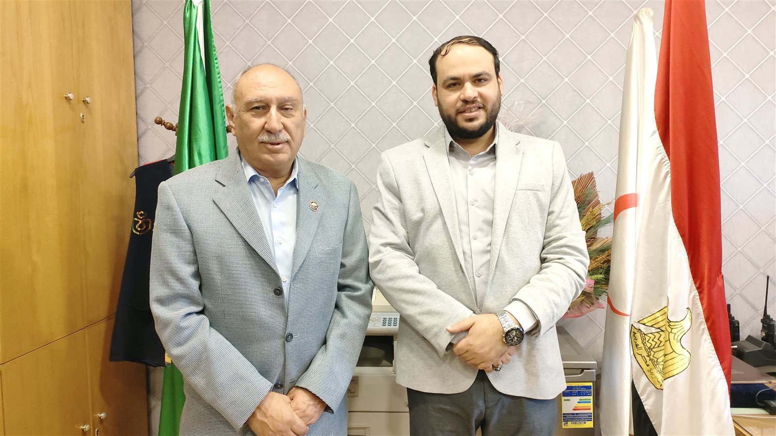 وكيل صحة الإسماعيلية يستقبل النائب احمد عثمان