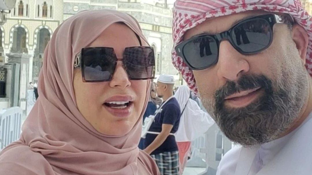 عبير صبري وزوجها