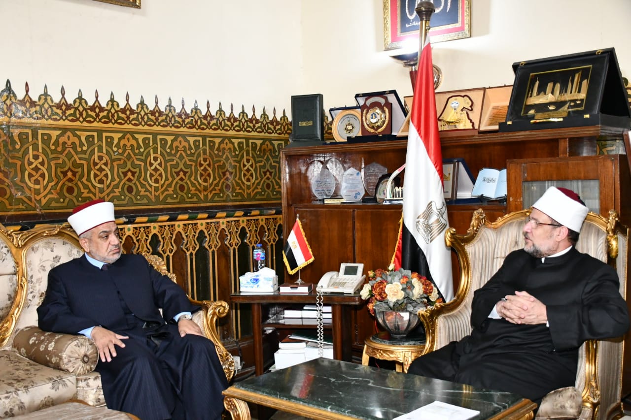 وزيرا الأوقاف المصري والأردني