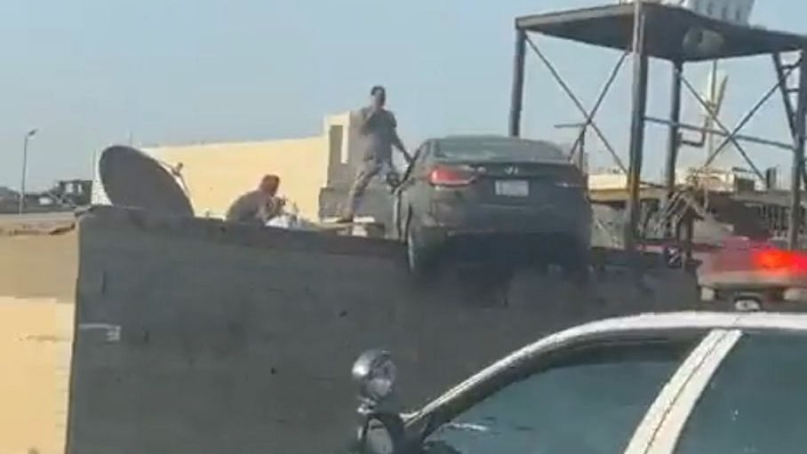 جانب من الحادث 
