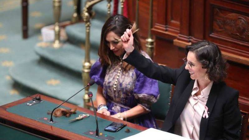 وزيرة الخارجية البلجيكية حجة لحبيب