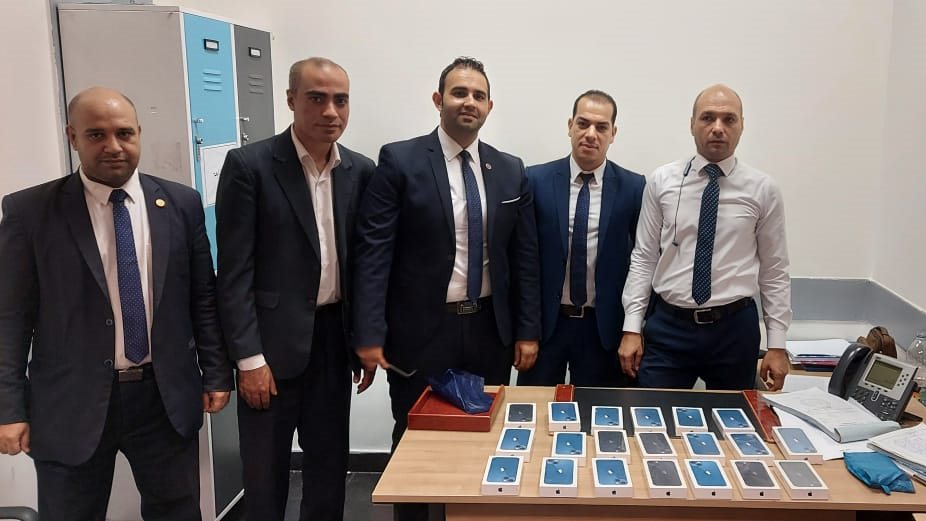 صورة من الضبطية - مطار القاهرة