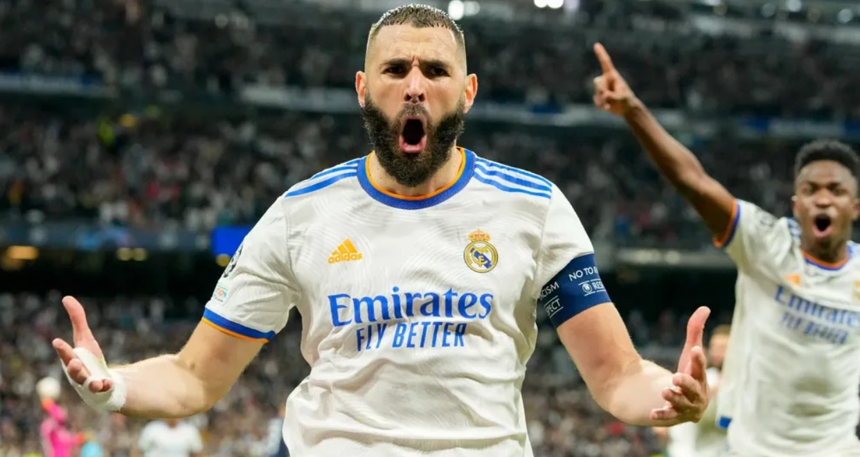 كريم بنزيما نجم ريال مدريد