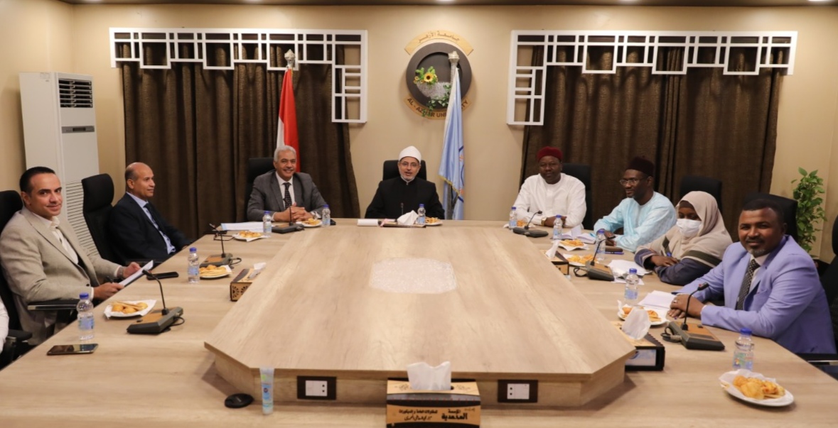 وفد دولة تشاد في جامعة الأزهر