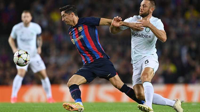 برشلونة وانتر ميلان 
