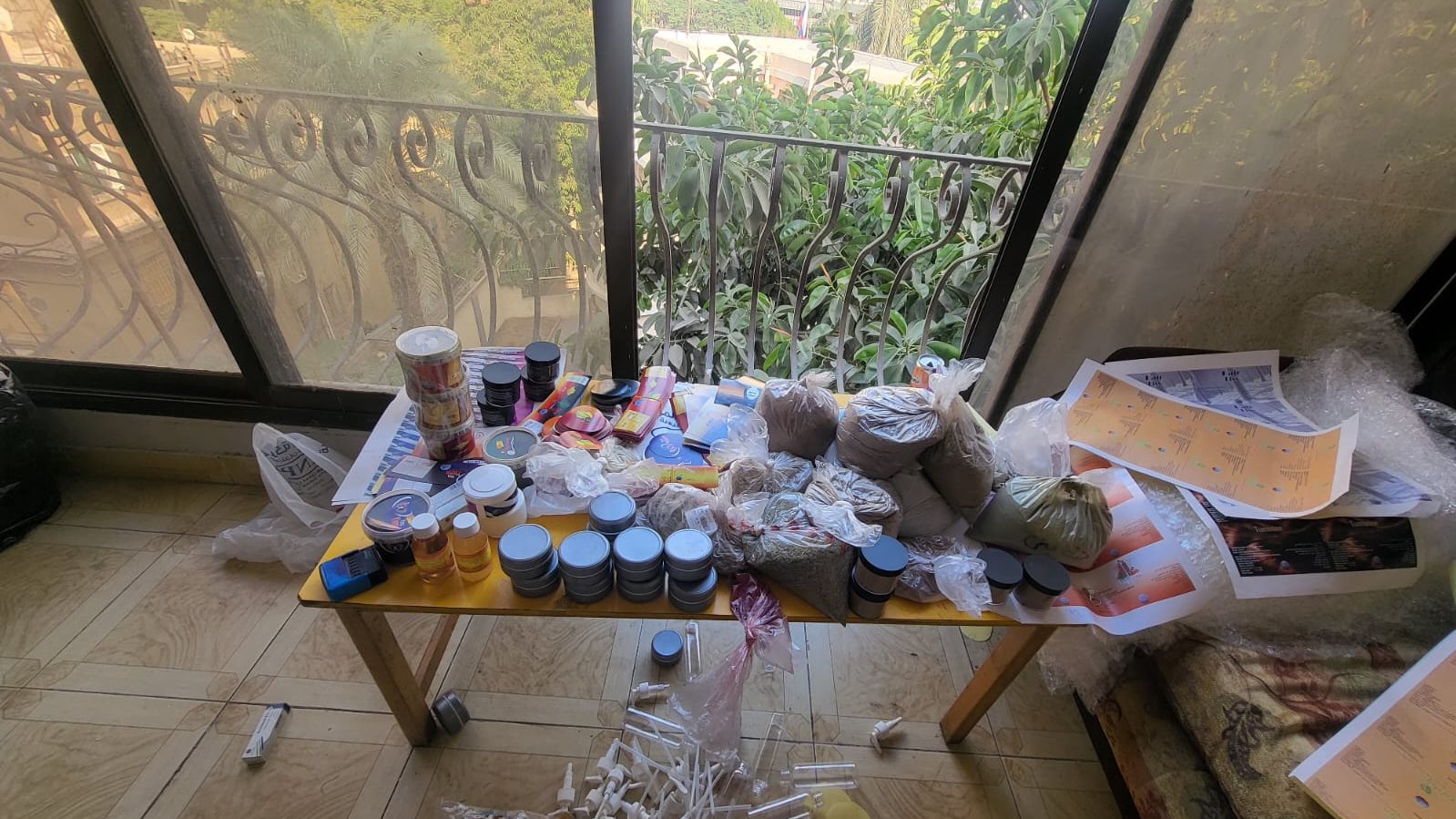 صورة من الضبطية 