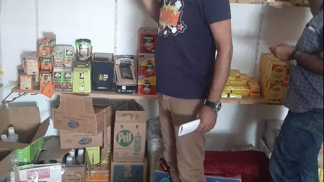 متابعة المحلات بأسواق الحسنة 