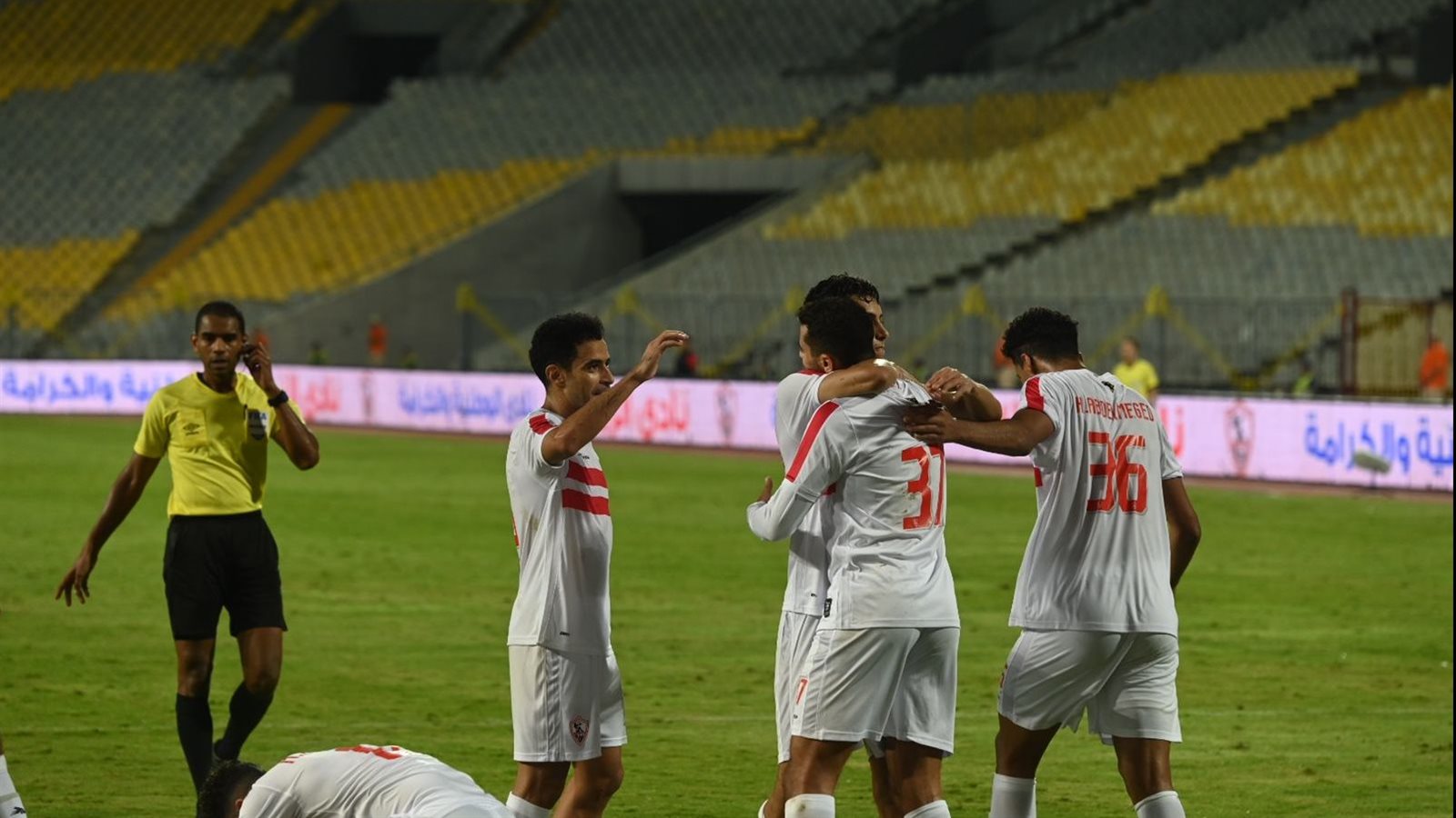 مباراة الزمالك وفلامبو 