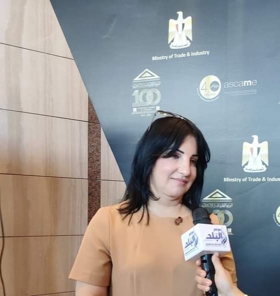 ريم صيام رئيس المجلس الاقتصادي لسيدات الأعمال بالاسكندرية