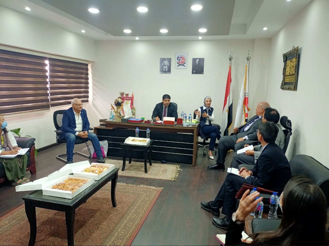  اجتماع اتحاد الجودو مع هيئة "جايكا" اليابانية