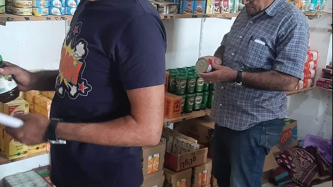مراقبة الأغذية المباعة للاهالي في سيناء 
