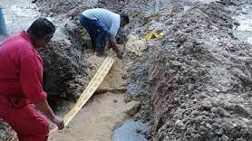 إصلاح ماسورة غربي الإسكندرية