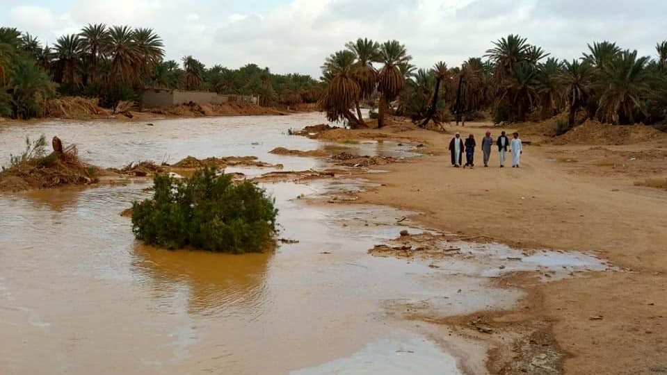 صورة أرشيفية للسيول 