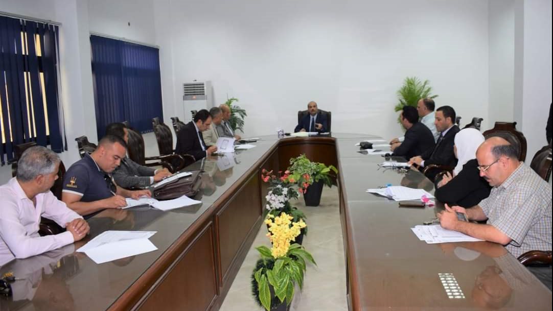 اجتماع مجلس شئون البيئة وخدمة المجتمع جامعة العريش 