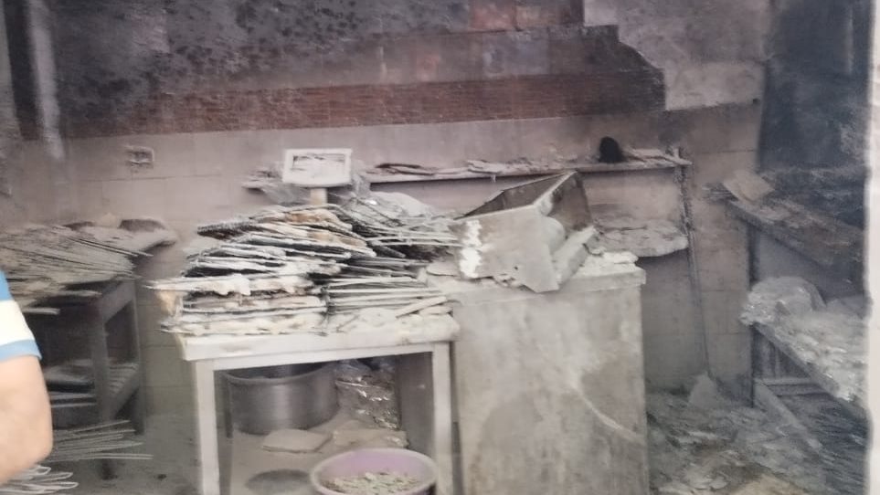 حريق بمحل مشويات وسط الإسكندرية