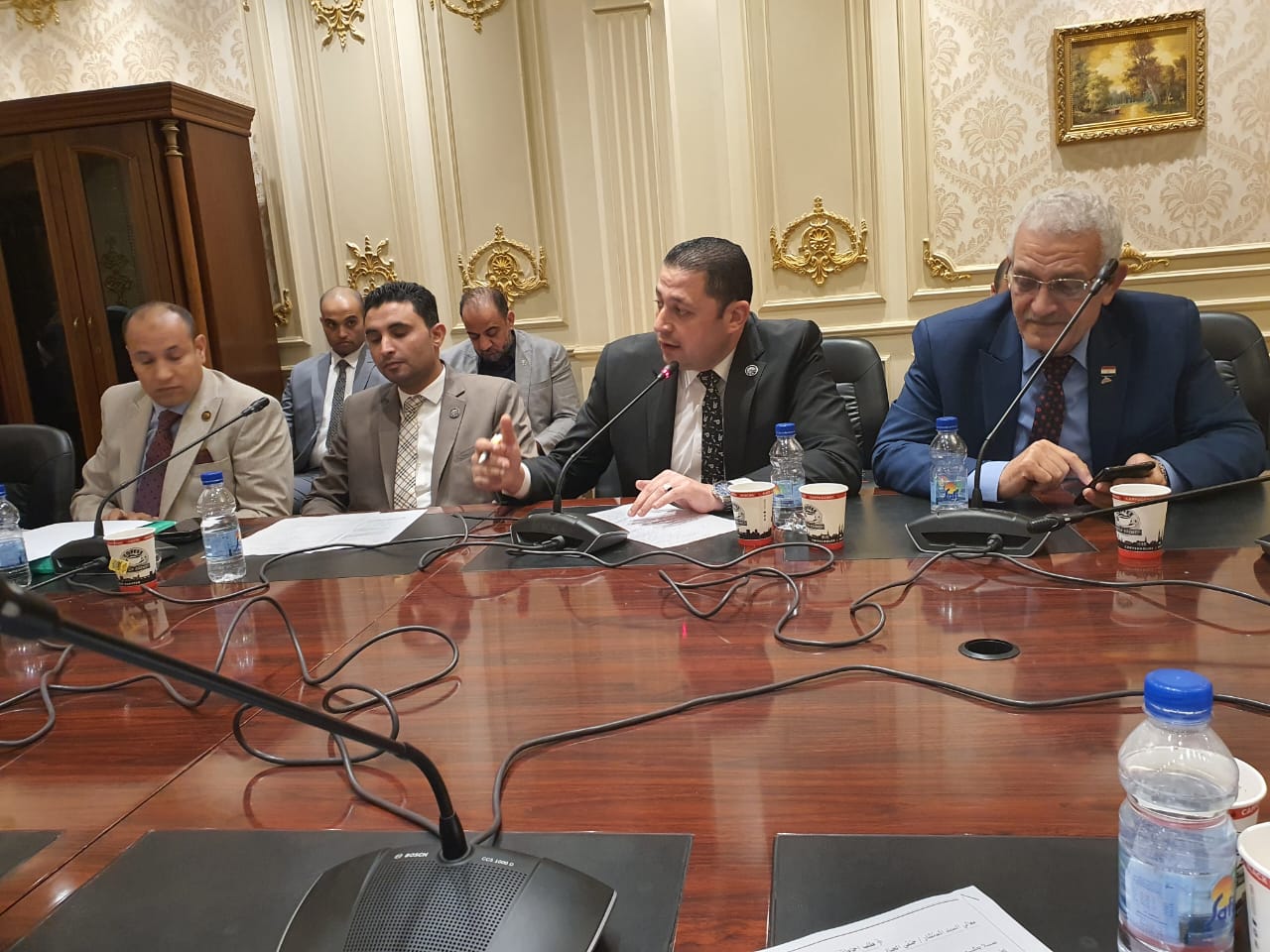 مناقشة طلب النائب محمد سعد الصمودي