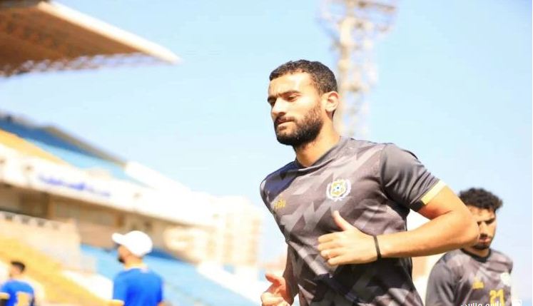 باسم مرسي اللاعب المعار لنادي الإسماعيلي