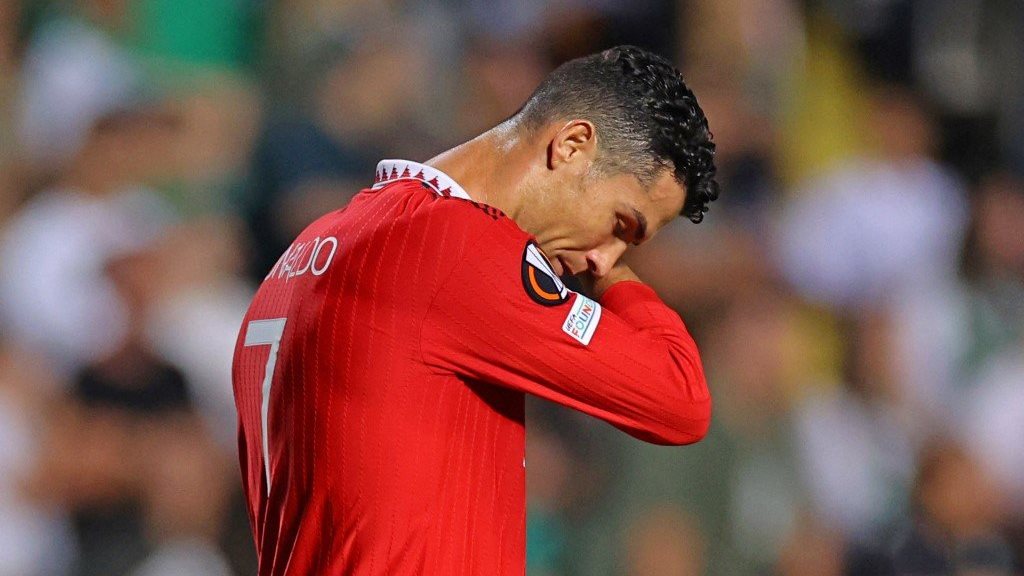 كريستيانو رونالدو نجم فريق مانشستر يونايتد