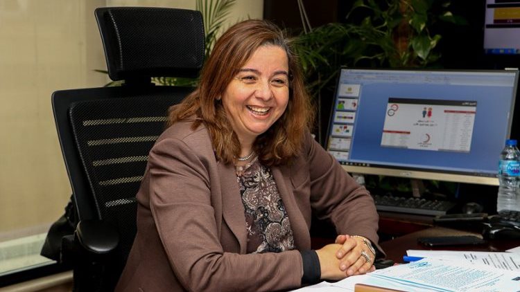 المهندسة مى عبد الحميد، رئيس صندوق الإسكان الاجتماعى