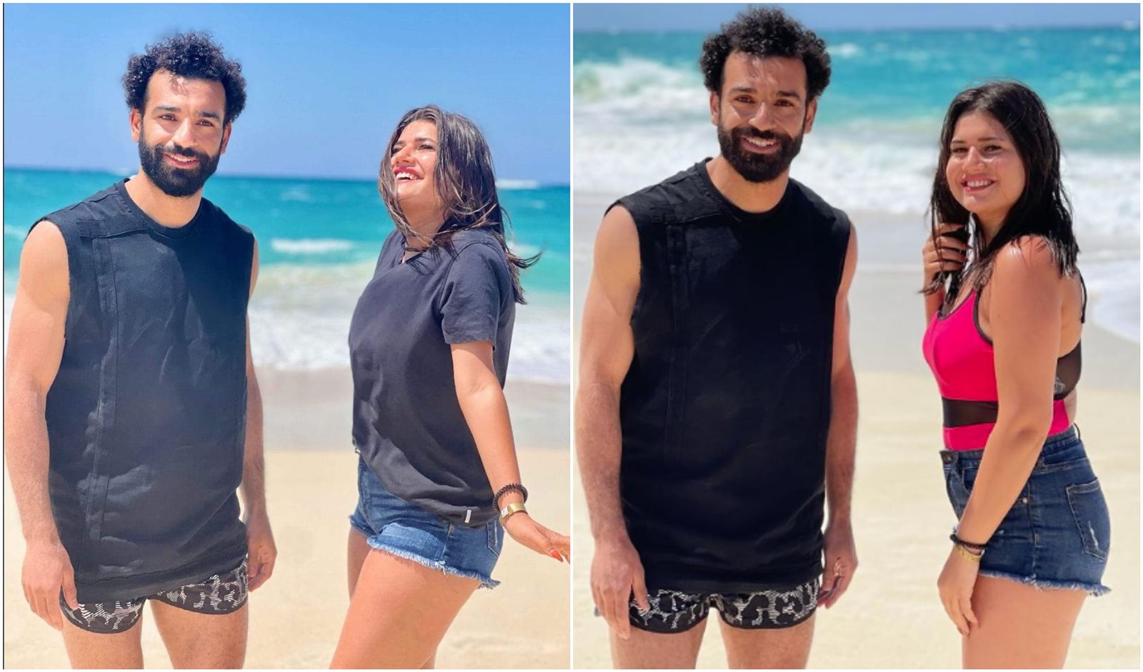ديانا هشام مع محمد صلاح