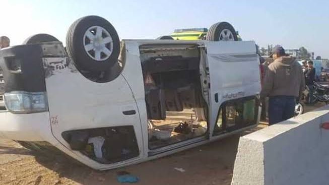 انقلاب سيارة - ارشيفية