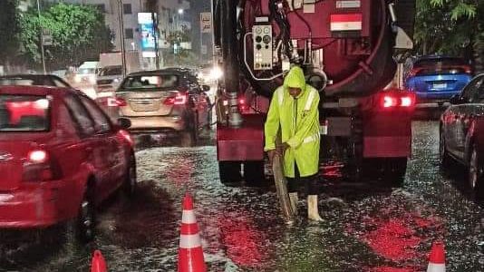 رفع مياه الأمطار