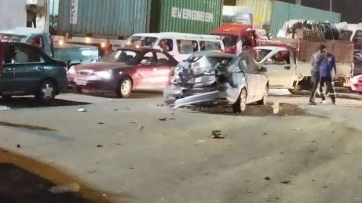 جانب من الحادث 