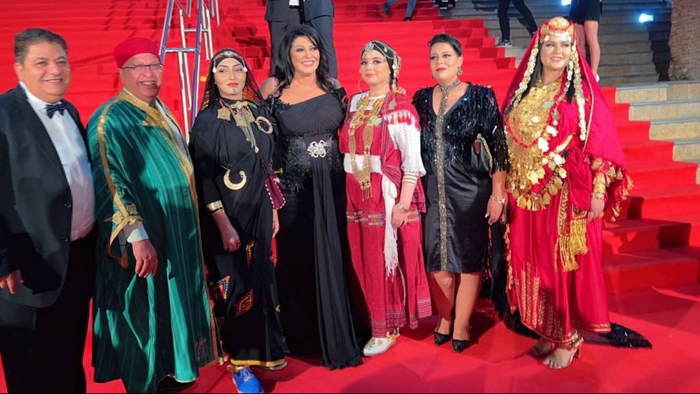 هالة صدقي وسط حضور المهرجان