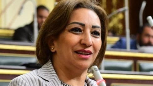 النائبة مها عبد الناصر عضو مجلس النواب 