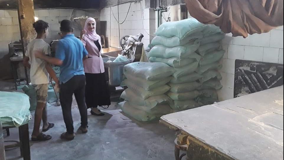 حملة للمرور علي الاسواق بمدينة العريش 