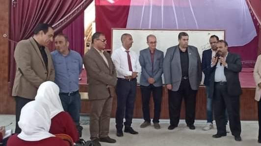متابعة القوافل التعليمية بمدارس إدارة العريش 