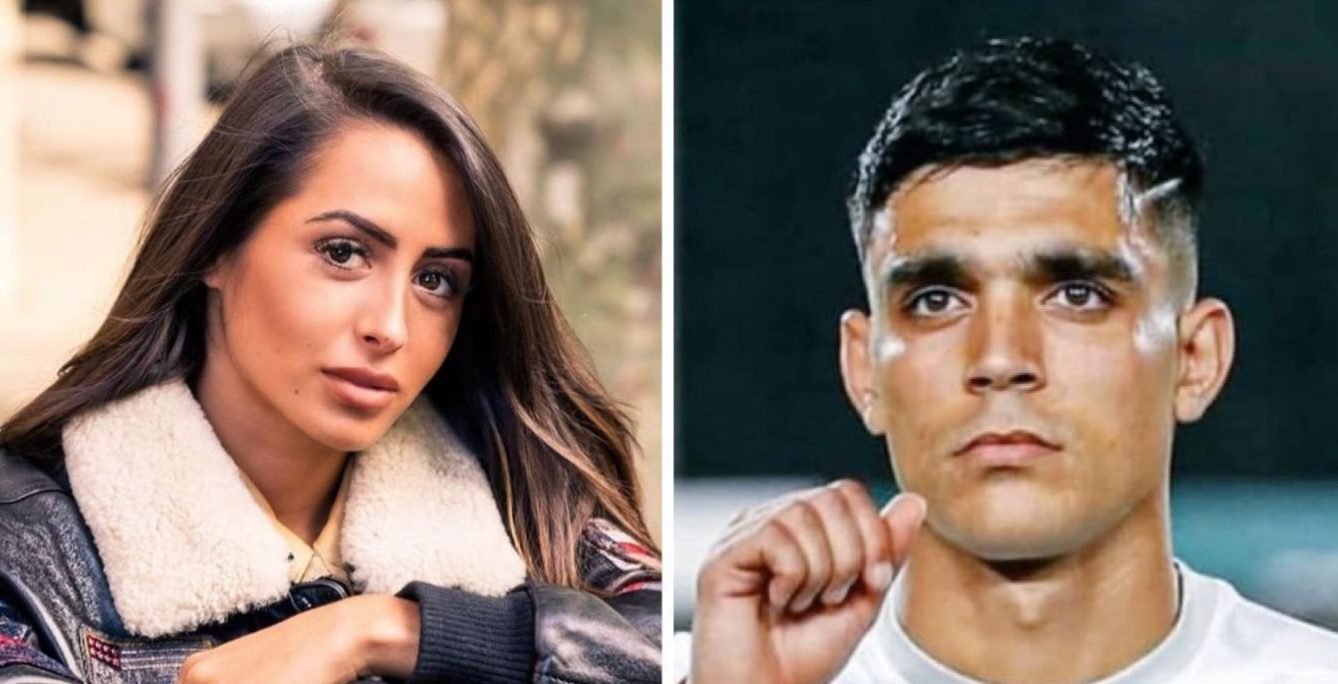 عارضة الازياء ولاعب الزمالك السابق