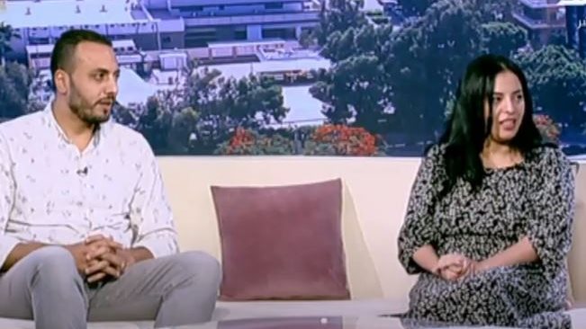 البلوجر شروق نصر الدين وزوجها 