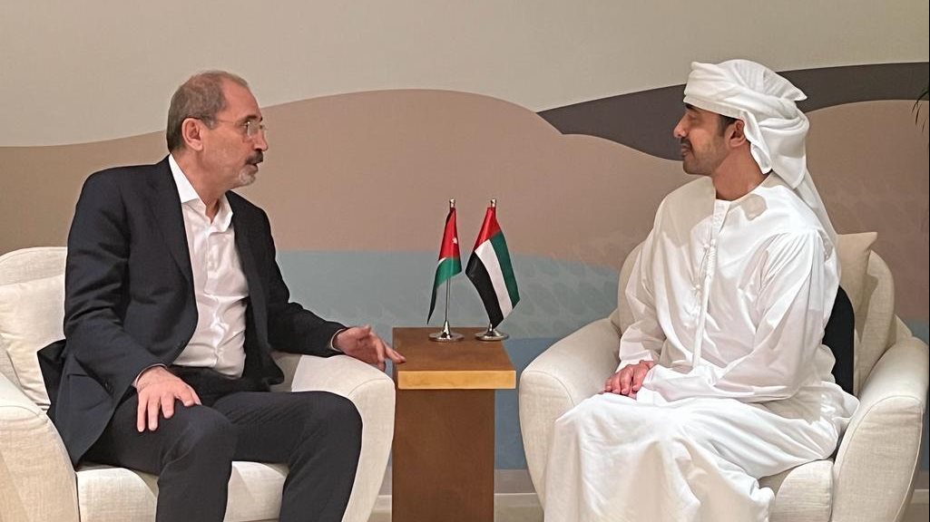 وزير الخارجية الأردني ونظيره الإماراتي 