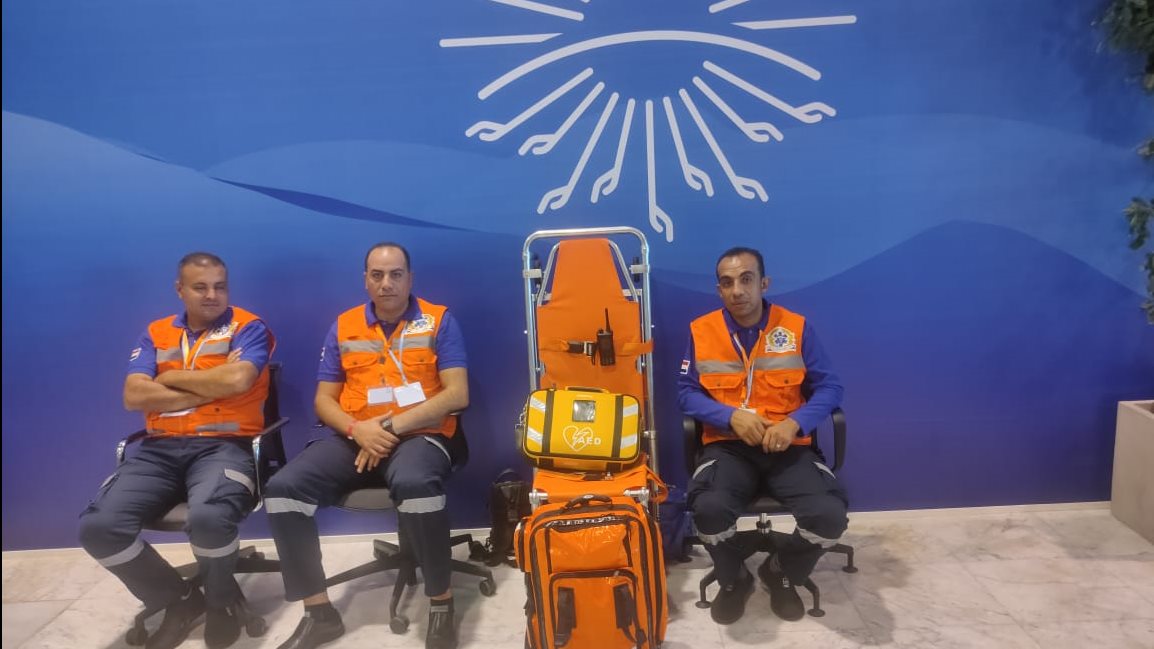 هيئة الإسعاف المصرية بقمة المناخ 