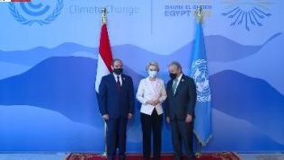 الرئيس السيسي  ورئيسة المفوضية الأوروبية