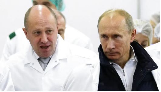 الرئيس الروسي و يفجيني بريجوجين الشهير بطباخ بوتين