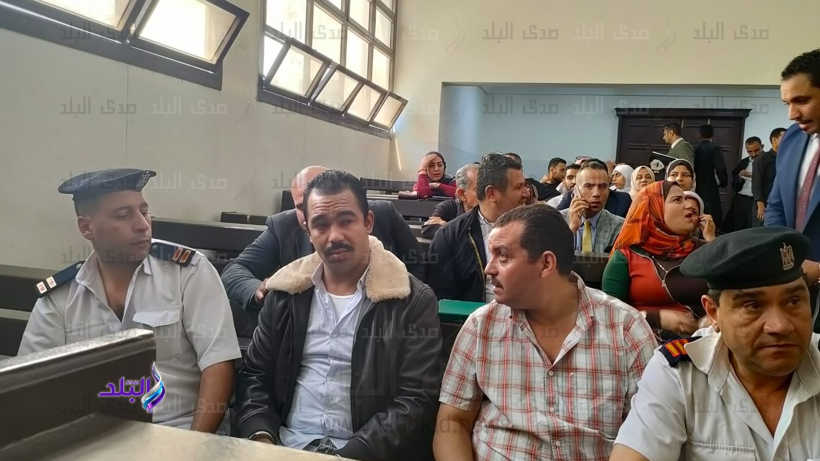 خلال جلسة النطق بالحكم 