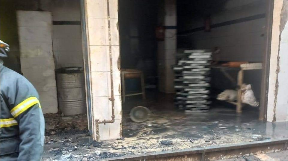 جانب من الحريق 