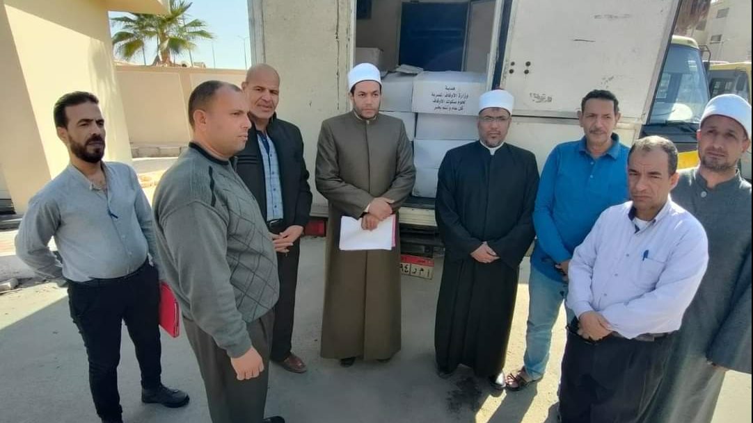 لحوم وزارة الأوقاف تصل الي شمال سيناء 