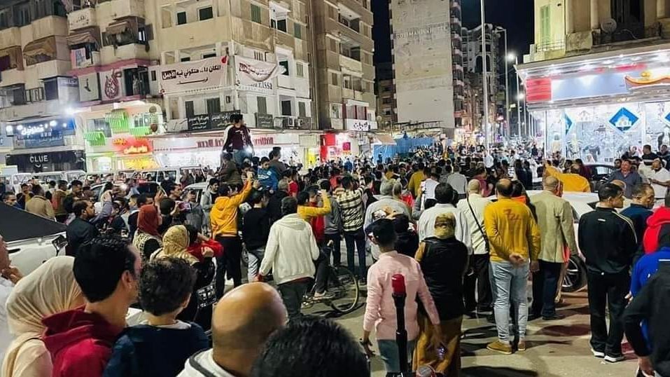 احتفاليه تاييد للرئيس السيسي
