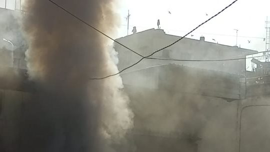 انفجار صهريج غاز في لبنان 