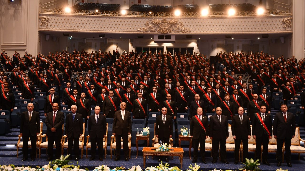 وزير العدل والنائب العام يشهدان أداء معاوني النيابة العامة