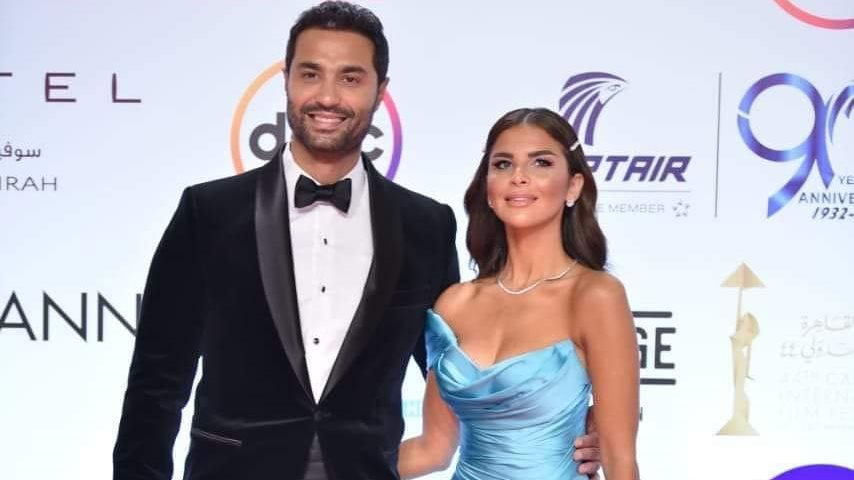 كريم فهمى وزوجته كريم فهمى وزوجته