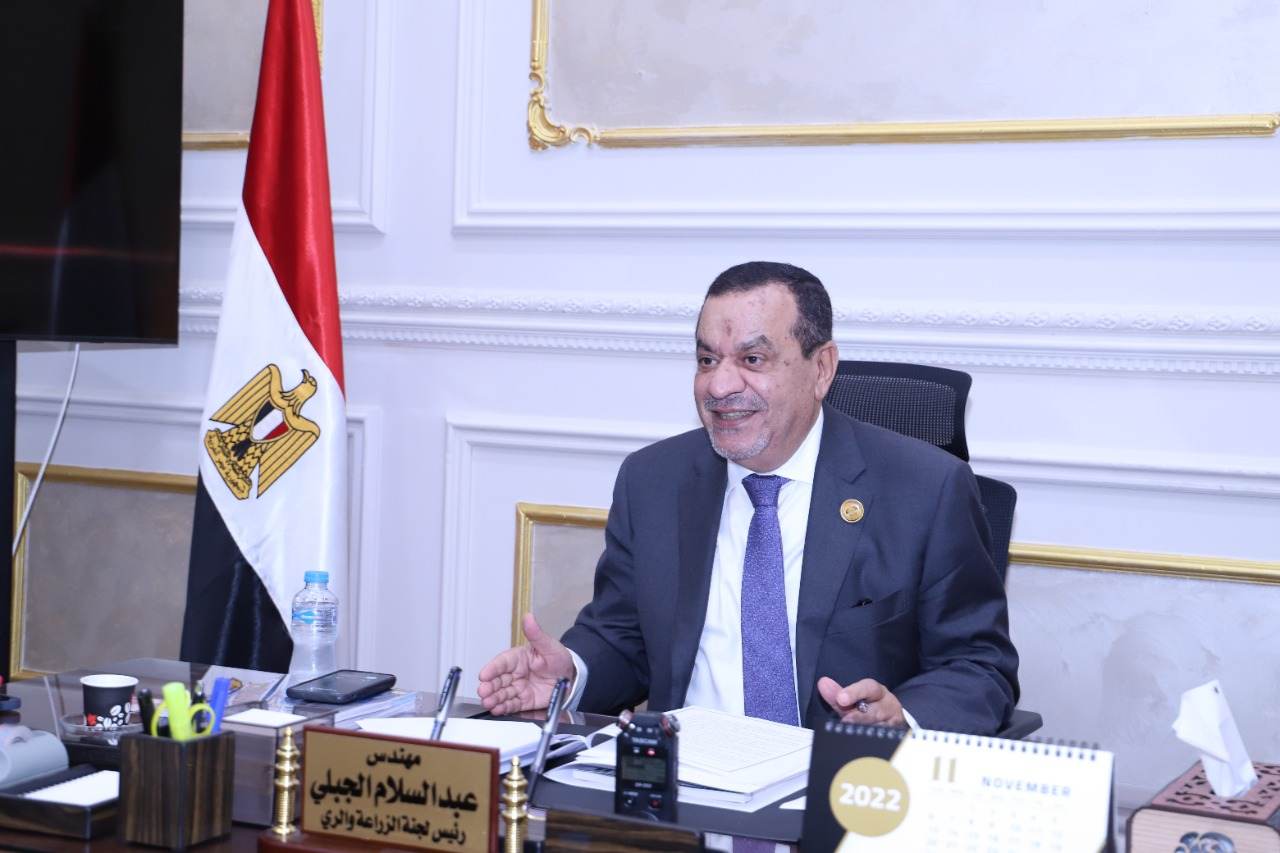 عبد السلام الجبلى رئيس لجنة الزراعة والرى بمجلس الشيوخ